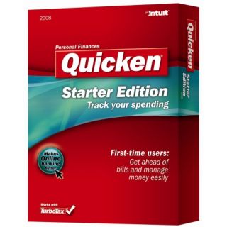 Intuit Quicken 2008 Starter Edition