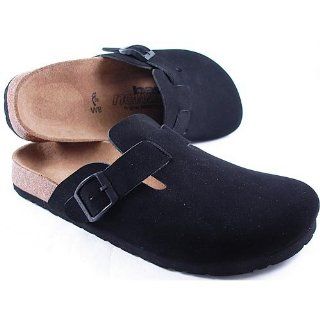  Newalk Licensed by Birkenstock Black Nubuk Clog Size 46 Shoes