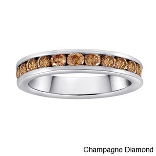 Sterling Silver 1ct TDW Diamond Anniversary Band