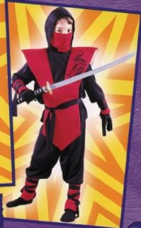 Costumes For All Occasions Fw8735Rdsm Ninja Complete Red