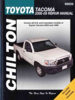 Repair Manual Toyota Tacoma 2005 2009 (Paperback)