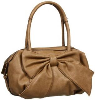 Jessica Simpson Bow Chic JS4382 MPCML Satchel,Camel,One
