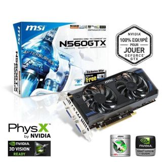 MSI GeForce GTX560 1Go GDDR5   Achat / Vente CABLE   CONNECTIQUE MSI