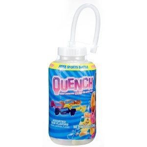 Quench Thirst Quenching Gum with Sports Bottle Sports