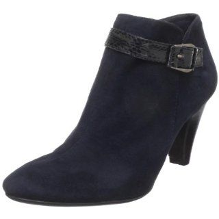 Bandolino Womens Frenchy Ankle Boot,Navy/Navy Suede,5 M US Shoes