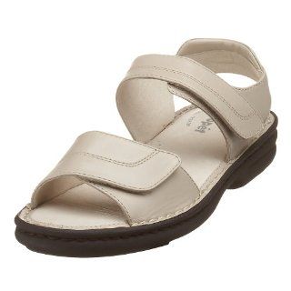 W3202 Europa Walker Sandal,Bone Smooth,6 X (US Womens 6 EE) Shoes