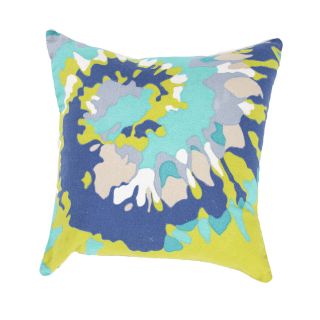 Contemporary Duck Canvas Multicolor Abstract Square Pillows (Set of 2