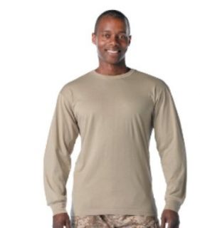 Sand Military Long Sleeve Cotton T Shirt Sports