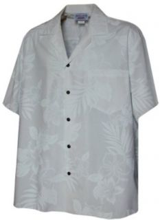 New Mens Traditional White Hawaiian Wedding Shirt, 410