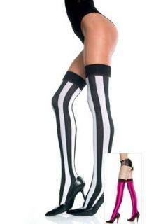 Sexy Striped Thigh High Stockings   ONE SIZE: Clothing
