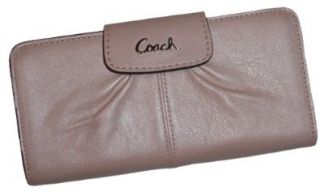 Womens Coach Ashley Leather Slim Envelope Wallet Powder Pink Shoes