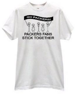 PACKERS FANS STICK TOGETHER CUTE FUNNY FAMILY TEE SHIRT