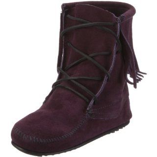 Minnetonka 426k Casual Flat Bootie   Purple Shoes