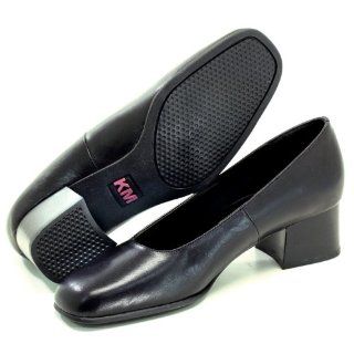 Kingston McKinght Womens Slip Resistant Black Pump 8W: Shoes