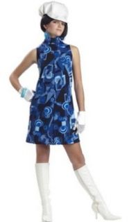 Teen (3 5) Go Go Girl Costume in Multi Blue Clothing