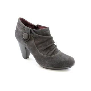  indigo by Clarks Womens Hedda Ankle Boot, 9, GREY SUEDE Shoes