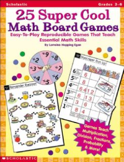 25 Super Cool Math Board Games Easy To Play Reproducible Games That