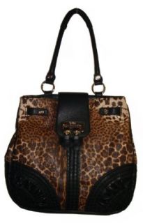 Womens Jessica Simpson Large Dakota Handbag (Sand Multi