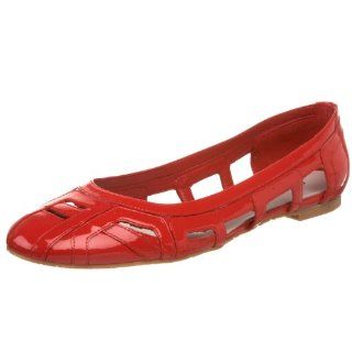 Delman Womens Wanda Flat,Devil Patent,6.5 M US Shoes