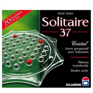 37 Cristal Série noire   Achat / Vente JEU DE PLATEAU Solitaire 37