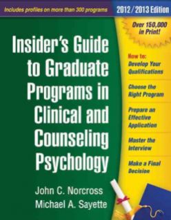 Programs in Clinical and Counseling Psychology, 2010/2011 (Paperback
