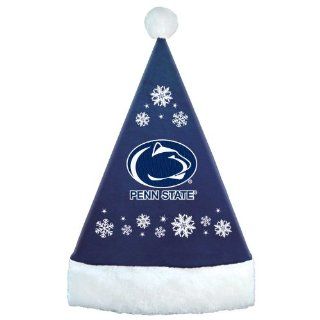 NCAA Penn State Nittany Lions Snowflake Santa Hat: Sports