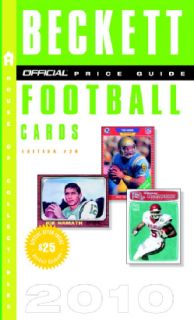 Price Guide to Football Cards 2010 (Paperback)