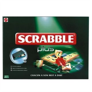 Scrabble plus Mattel   Achat / Vente JEU DE PLATEAU Scrabble plus