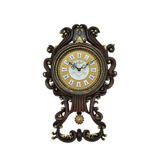 Antique Pendulum Wall Clock (23 x 14)