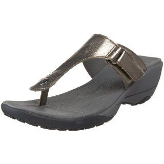  Skechers Womens TLites Element Thong Sandal,Pewter,11 M US Shoes