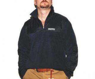 NAUTICA Mens Fleece Sweatshirt Half Zip Outerwear Navy