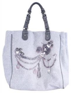  Juicy Couture Sparkle Bow Tote YHRU2147 (Heather Cozy) Shoes