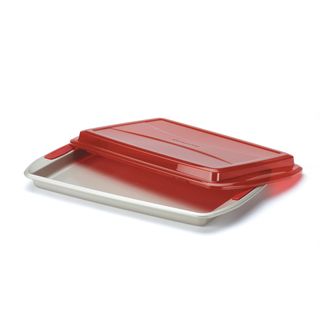KitchenAid Gourmet Bakeware Covered Cookie Pan with Silicone Grips (10
