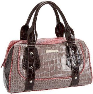 com necessary objects Rocco Satchel,Taupe/Pink/Brown,one size Shoes