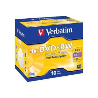 VERBATIM   10 x DVD RW   4.7 Go (120 minutes) 4x   Achat / Vente CD