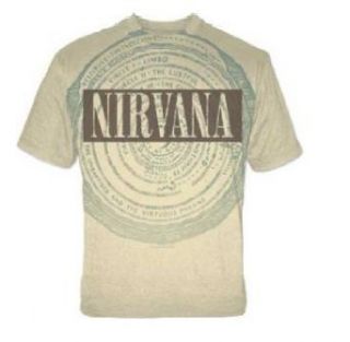 Nirvana Vestibule tan subway t shirt Clothing