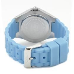 Invicta Womens Angel White Dial Baby Blue Silicon Watch