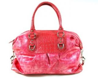 Pink Croc Maggie Handbag with Attachable Shoulder Strap