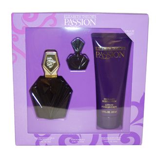 Elizabeth Taylor Passion Womens 3 piece Fragrance Gift Set