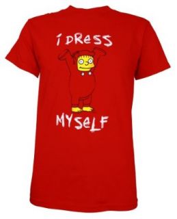 Simpsons Ralph Wiggum I Dress Myself Mens T Shirt