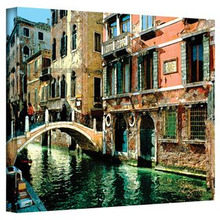 George Zucconi Venice Canal  Wrapped Canvas