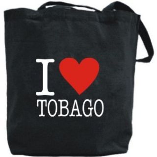Canvas Tote Bag Black  Love Classic Tobago  Trinidad And
