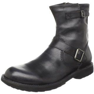BEDSTU Mens Rushmore Boot, Black, 8 M US Shoes