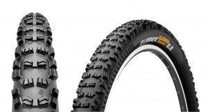 Continental Rubber Queen tyre (Size 55 559 black) Sports