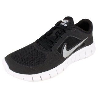 Nike Junior`s Free Run 3 Running Shoes Black/White Shoes