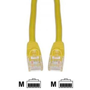 foot CAT 6E Yellow Ethernet Cable (Pack of 5)