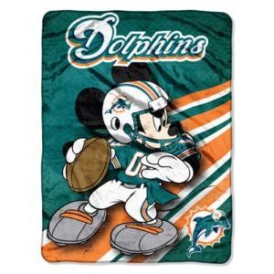 Miami Dolphins 50x60 059 Mickey Mouse Micro 059 Raschel