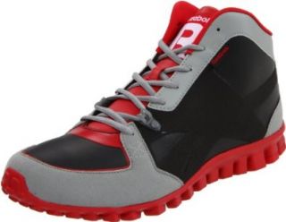 Mid Casual Shoe,Black/Flat Grey/Excellent Red/White,12 M US Shoes