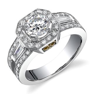 18k Gold 1 5/8ct TDW Diamond Engagement Ring (I, I1)