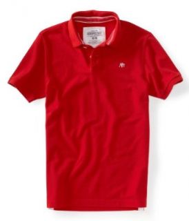 Aeropostale Mens Rugby Polo Shirt   Style 3000: Clothing